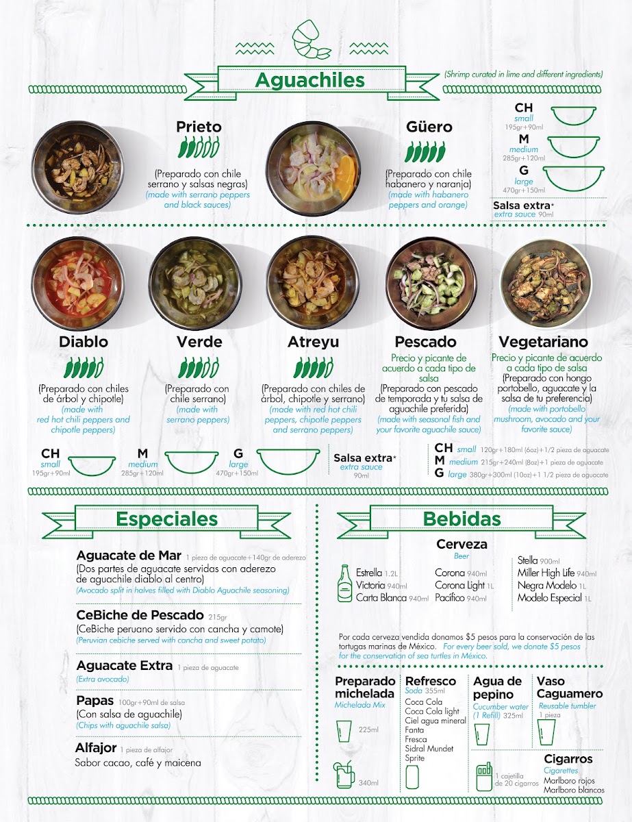 1000 Caguamas Puerto Vallarta Menu Photo 3