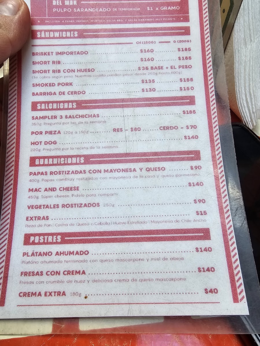 Ahumados Pelican Menu Photo 3