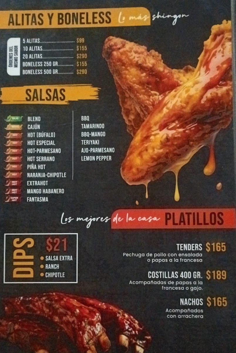 Alaswings Ávila Camacho Menu Photo 3