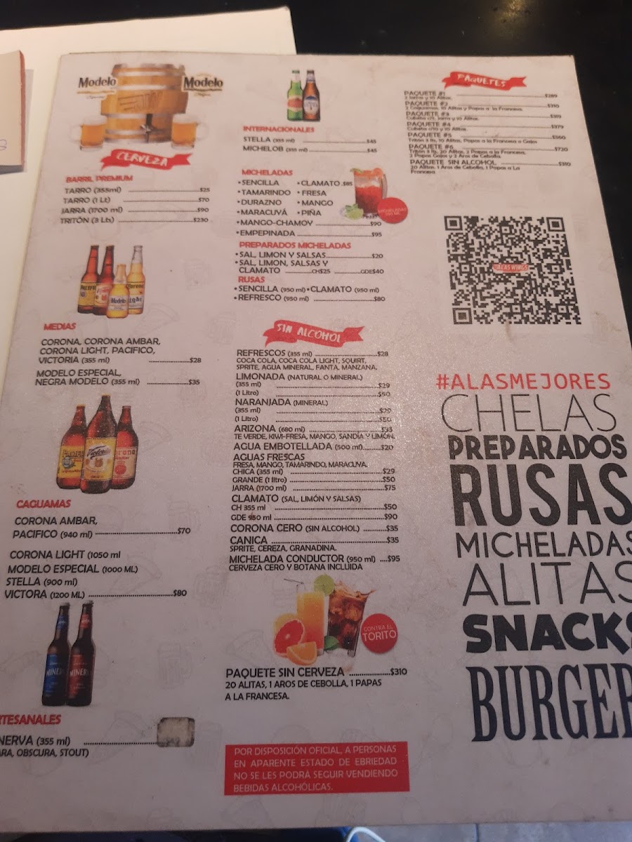 Alaswings Ávila Camacho Menu Photo 4