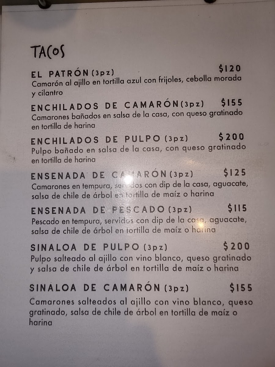 Altata Cocina Del Mar Menu Photo 3