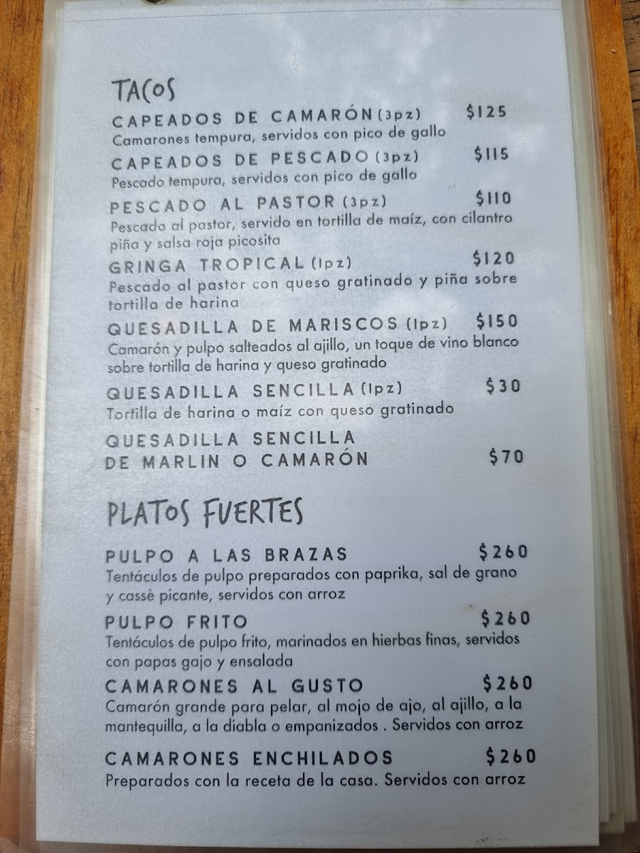 Altata Cocina Del Mar Menu Photo 4
