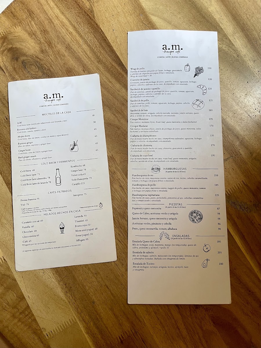 A.m. Siempre Cafe Menu Photo 3