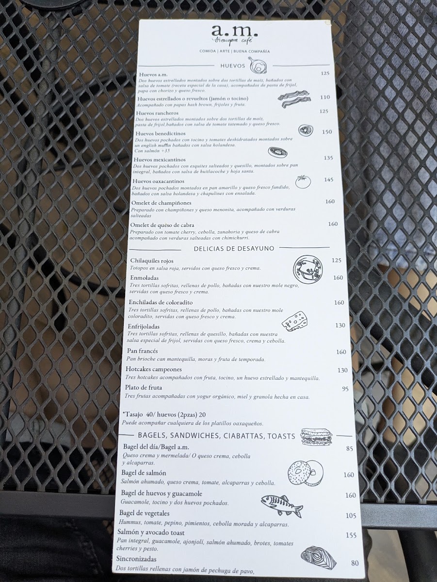 A.m. Siempre Cafe Menu Photo 9
