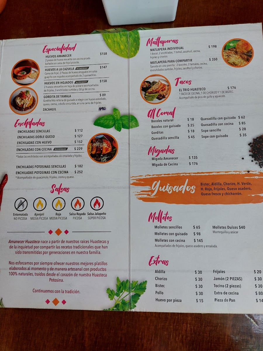 Amanecer Huasteco - Los Faroles Menu Photo 10