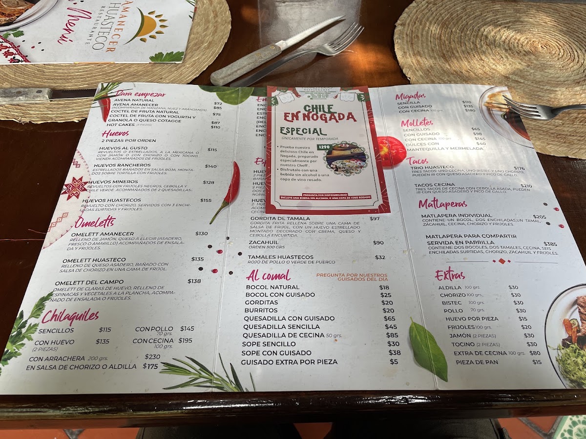 Amanecer Huasteco - Los Faroles Menu Photo 8