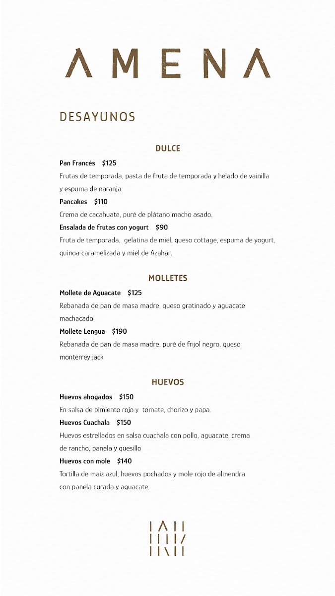 Amena Restaurante Menu Photo 5
