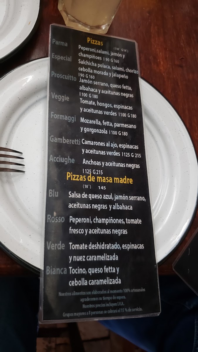 Amorevino Pasta Y Pizza A La Leña Menu Photo 10