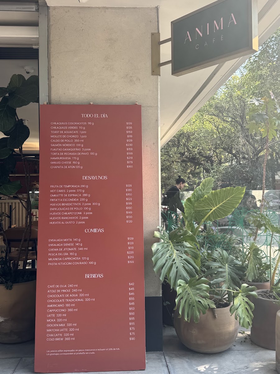 Anima Cafe Menu Photo 4