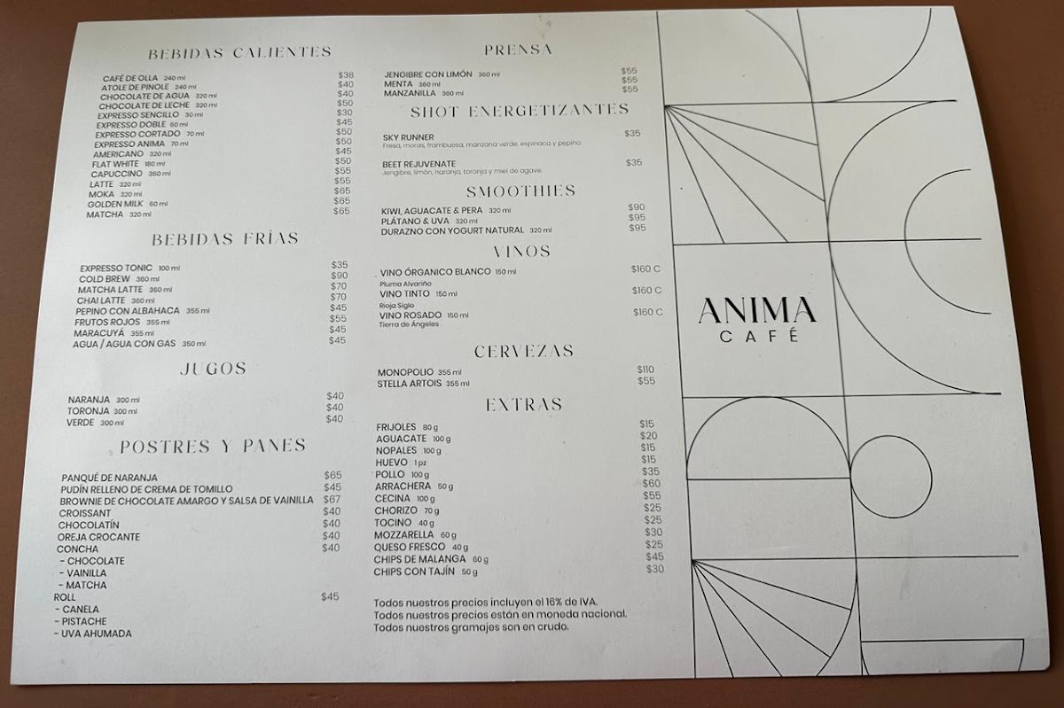 Anima Cafe Menu Photo 5