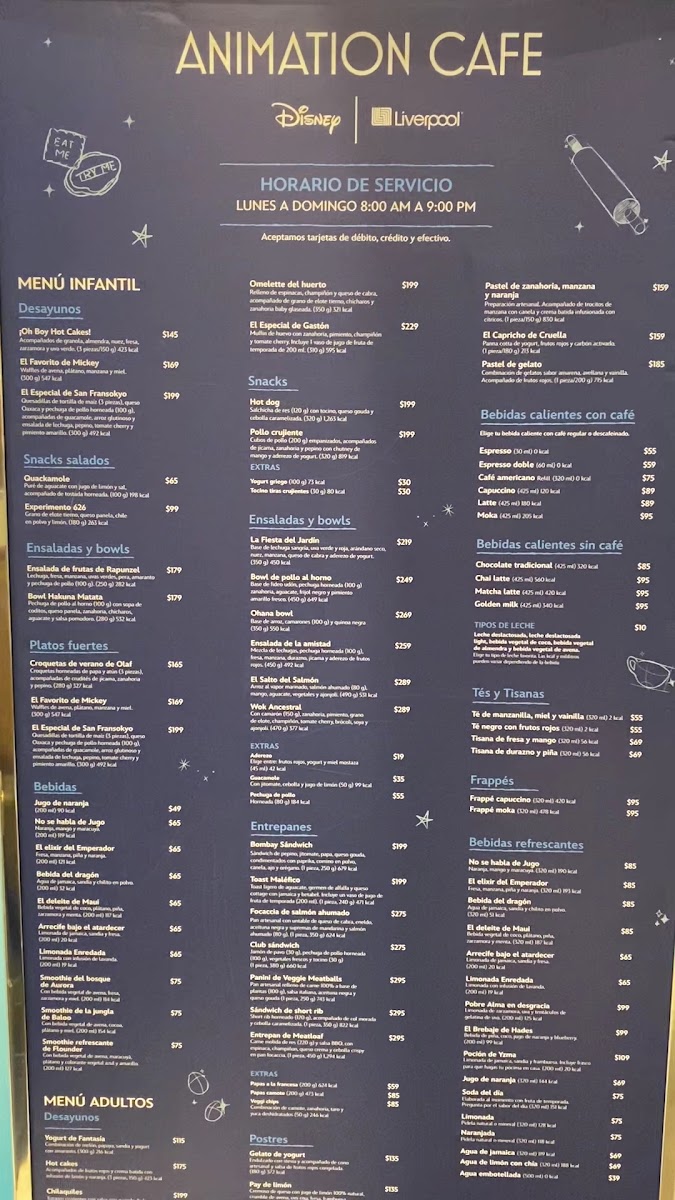 Animation Cafe Menu Photo 2