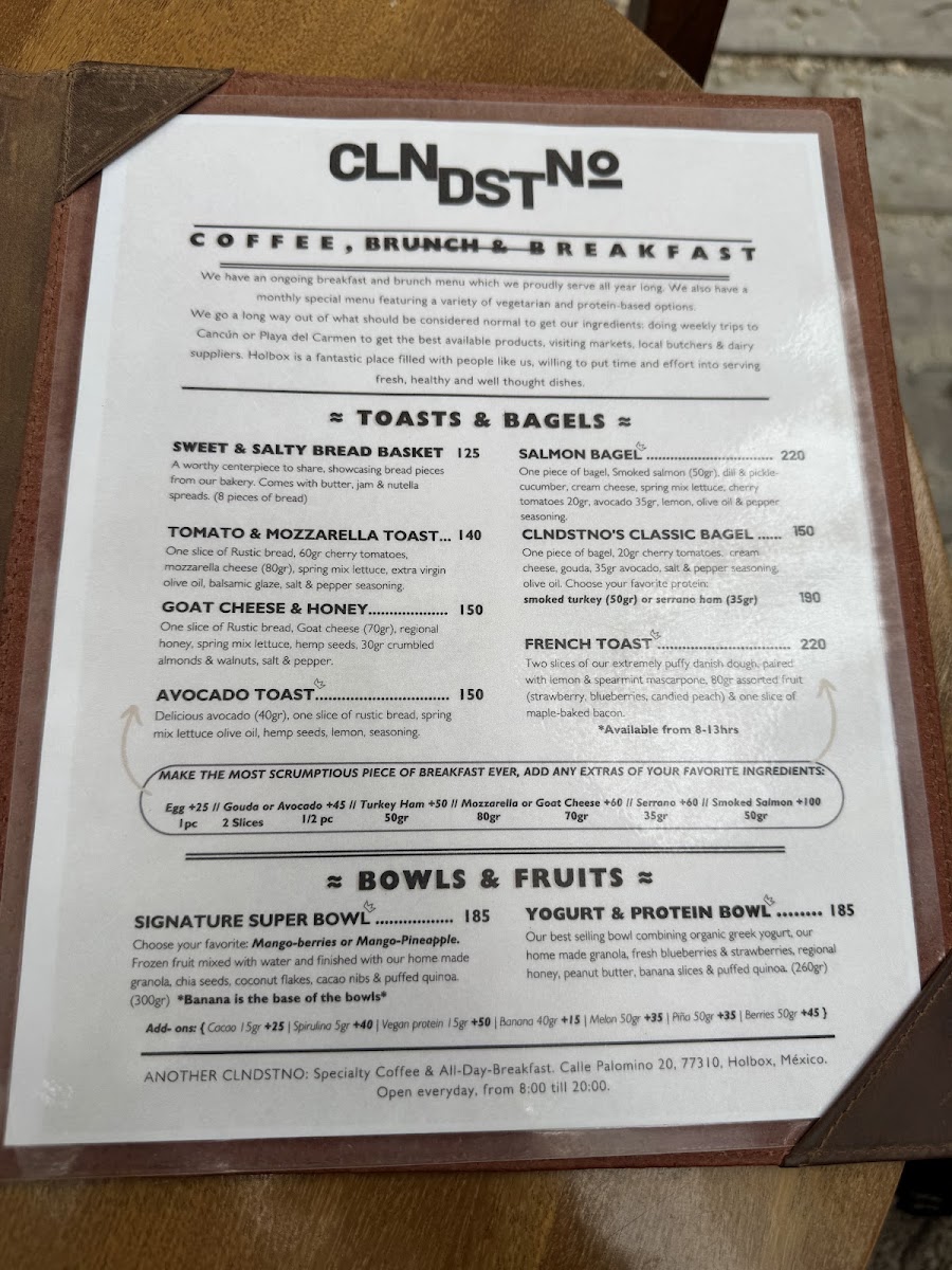 Another Clandestino: Coffee, Bread & Breakfast Menu Photo 8