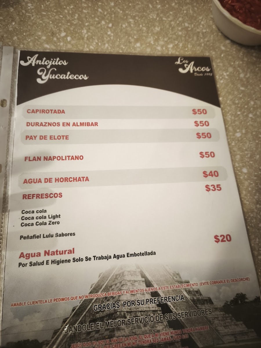 Antojitos Yucatecos Los Arcos Menu Photo 2