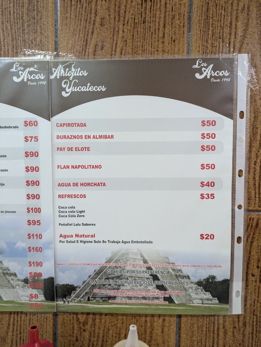 Antojitos Yucatecos Los Arcos Menu Photo 3