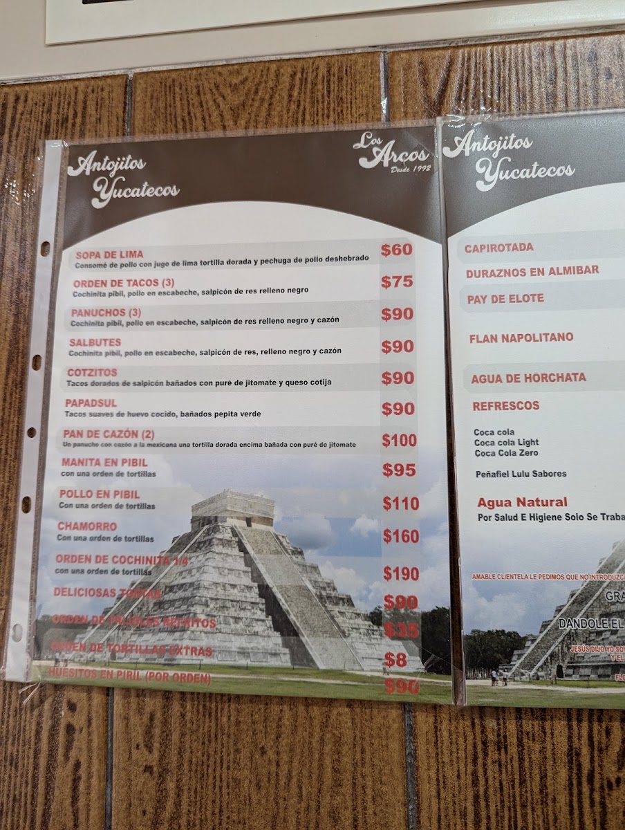 Antojitos Yucatecos Los Arcos Menu Photo 6