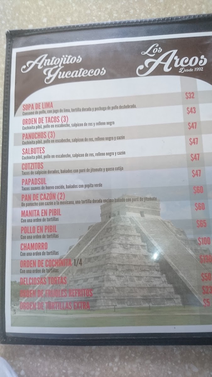 Antojitos Yucatecos Los Arcos Menu Photo 8