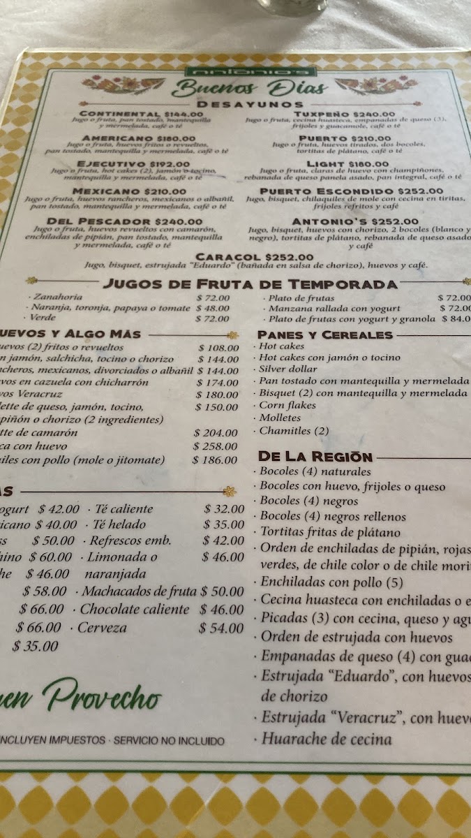 Antonio S Restaurante Menu Photo 4