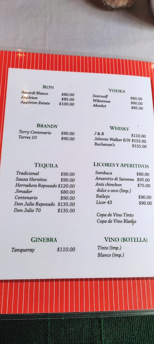 Antonio S Restaurante Menu Photo 5