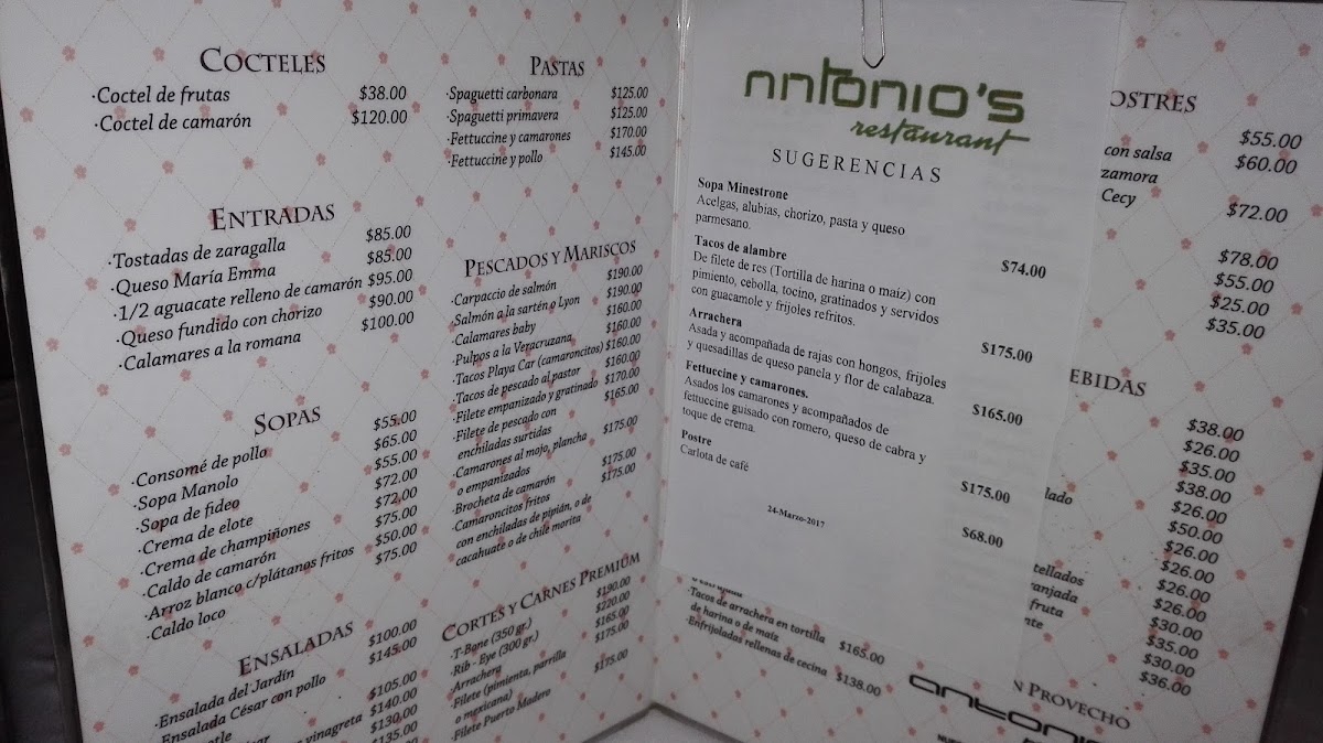 Antonio S Restaurante Menu Photo 9
