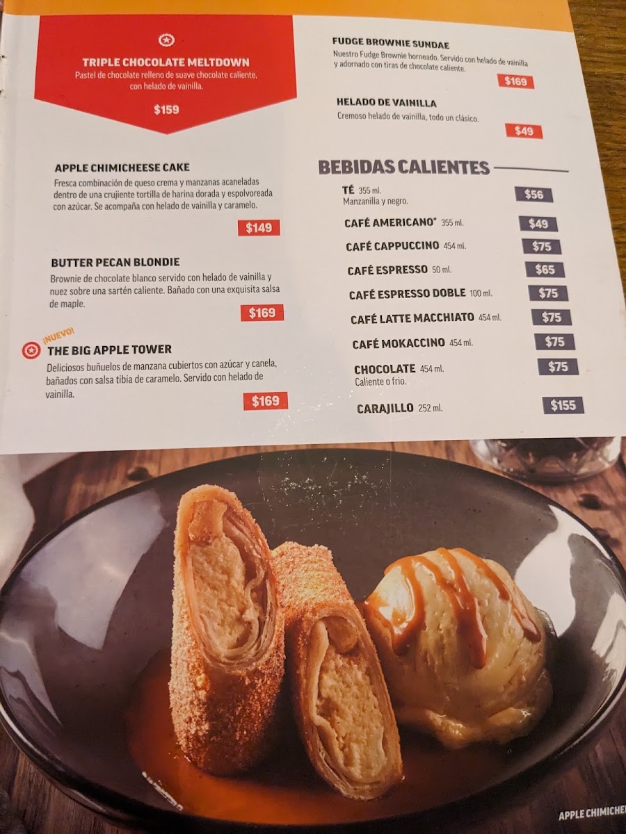 Applebee's Campos Eliseos Menu Photo 4