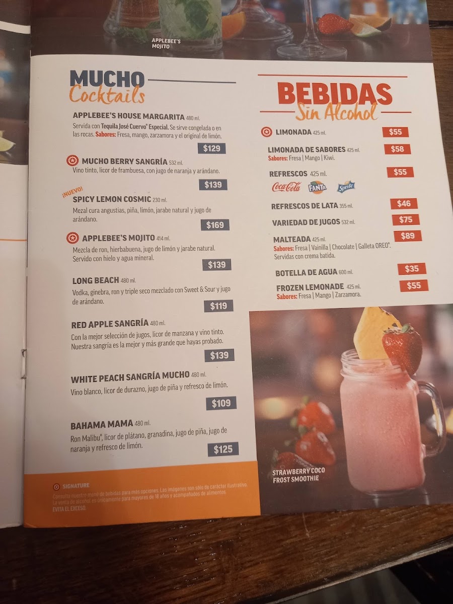 Applebee's Campos Eliseos Menu Photo 8