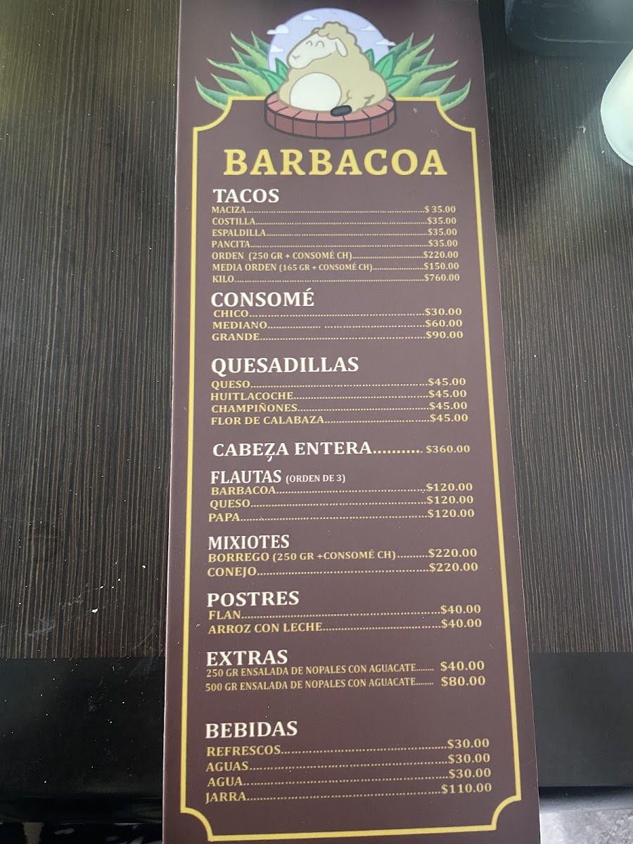 Aqui Es Texcoco Menu Photo 2