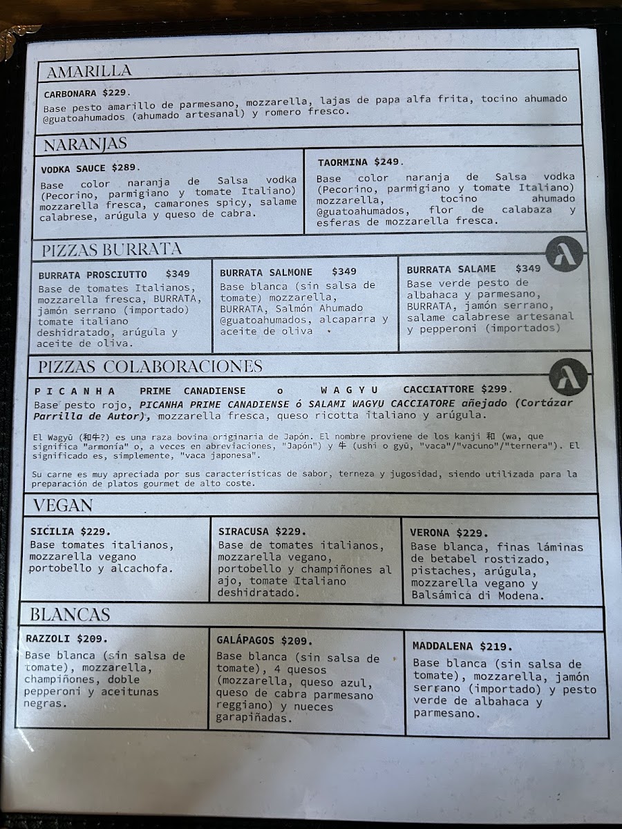 Archipielago Pizza Menu Photo 4