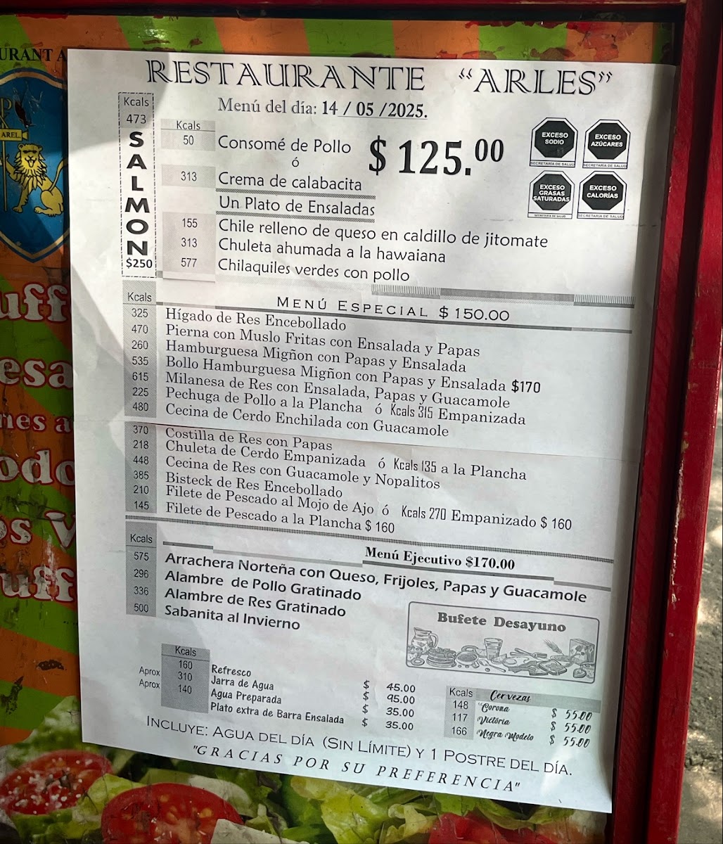 Arles Menu Photo 7