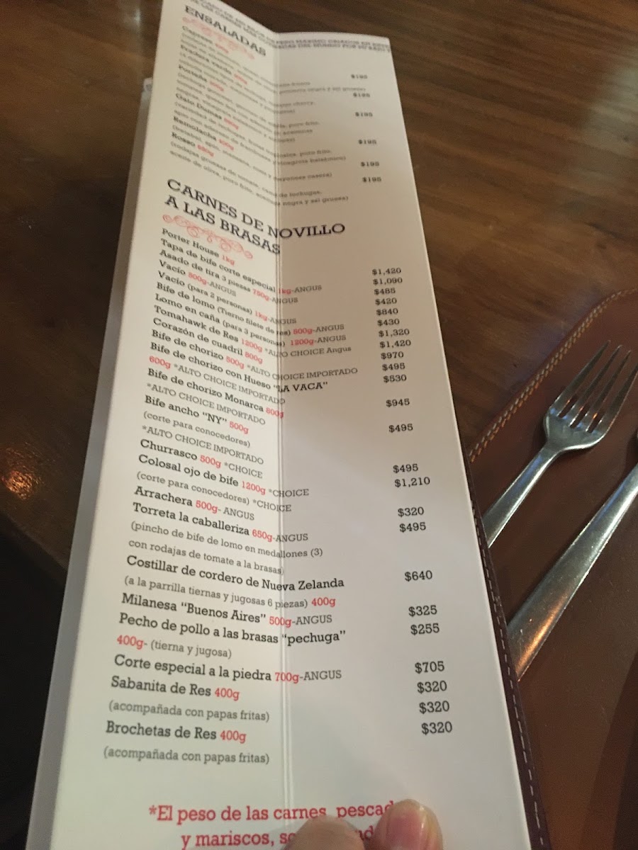 Asador La Vaca Argentina Menu Photo 10