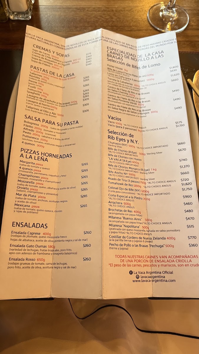 Asador La Vaca Argentina Menu Photo 4