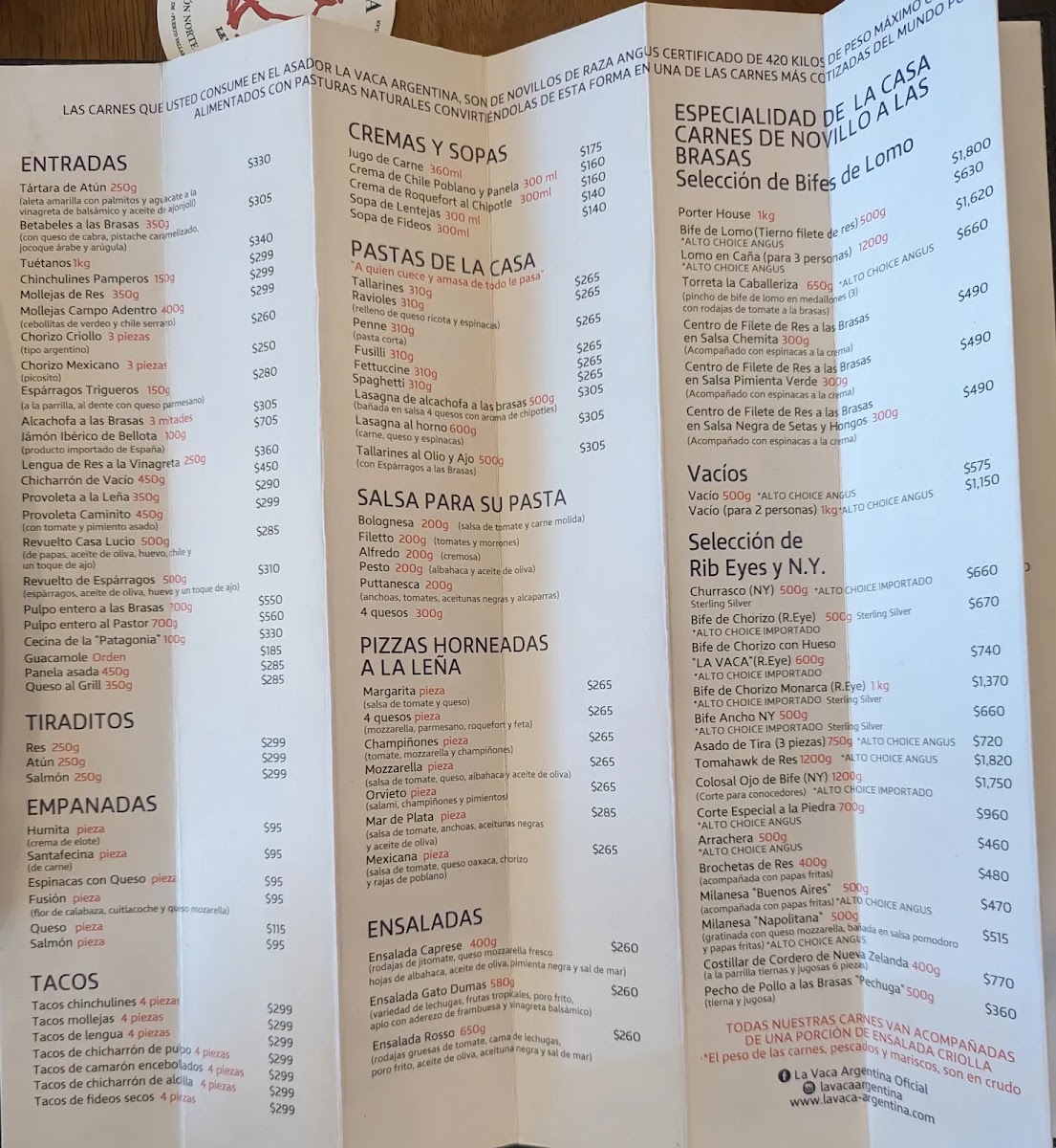 Asador La Vaca Argentina Menu Photo 5