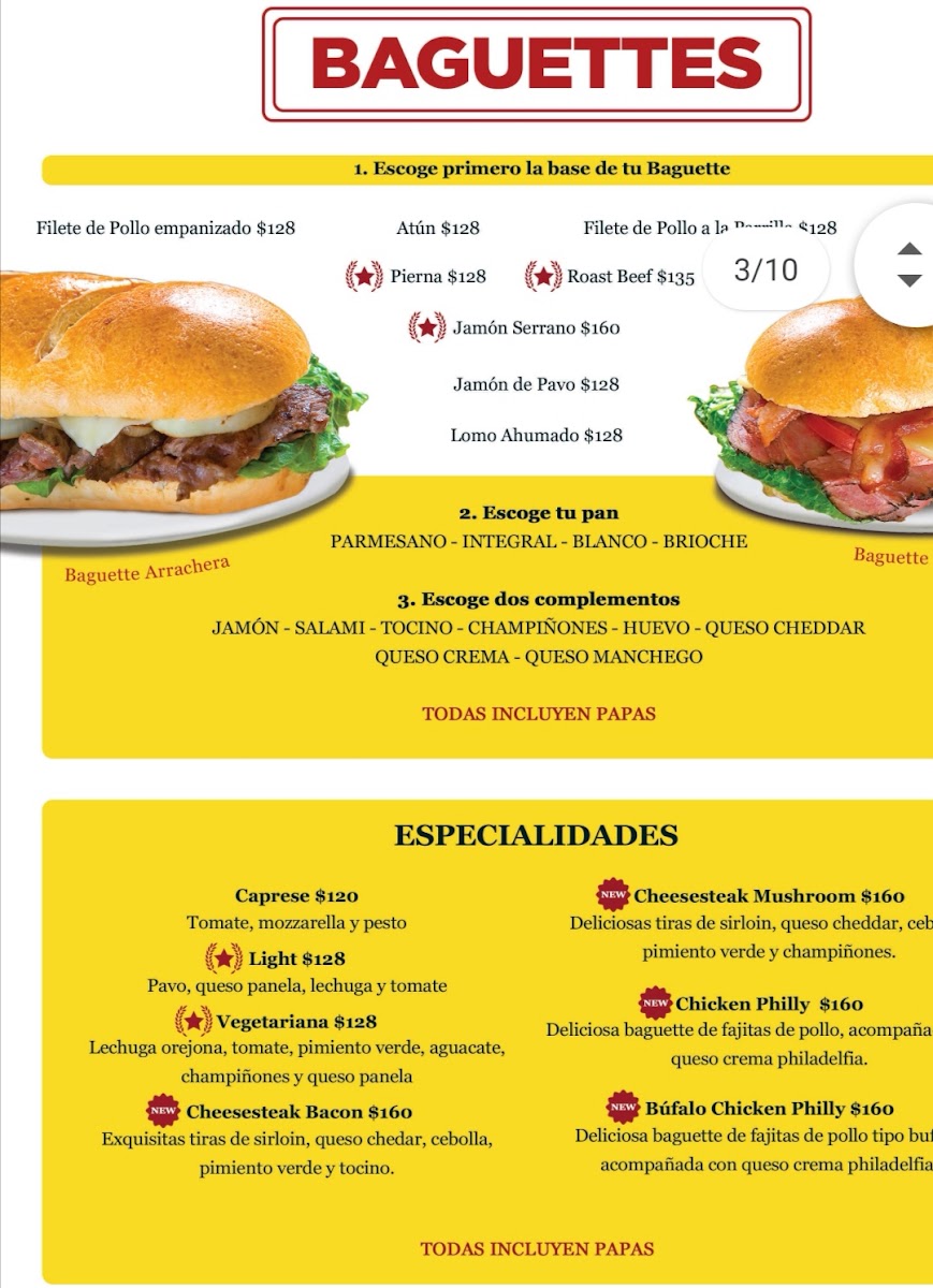 Baguettes Cafe Circuito Menu Photo 10