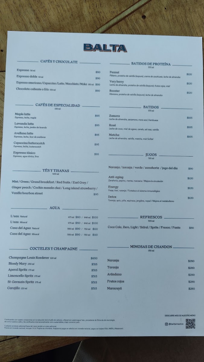 Balta Menu Photo 5