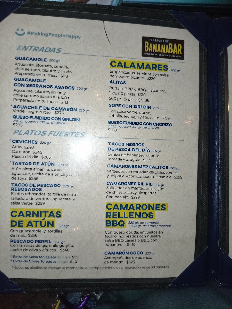 Bananabar Menu Photo 2