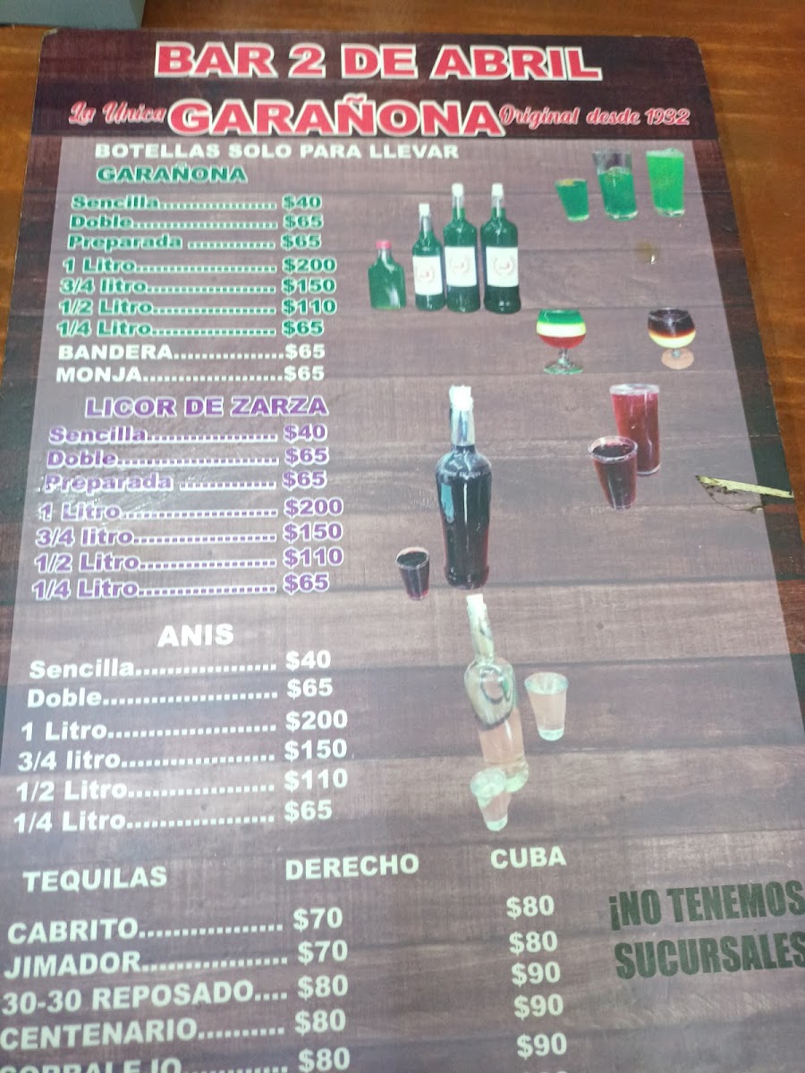 Bar 2 De Abril Menu Photo 10