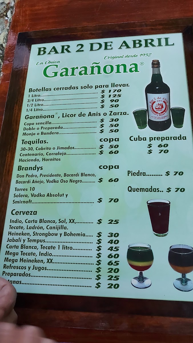 Bar 2 De Abril Menu Photo 5