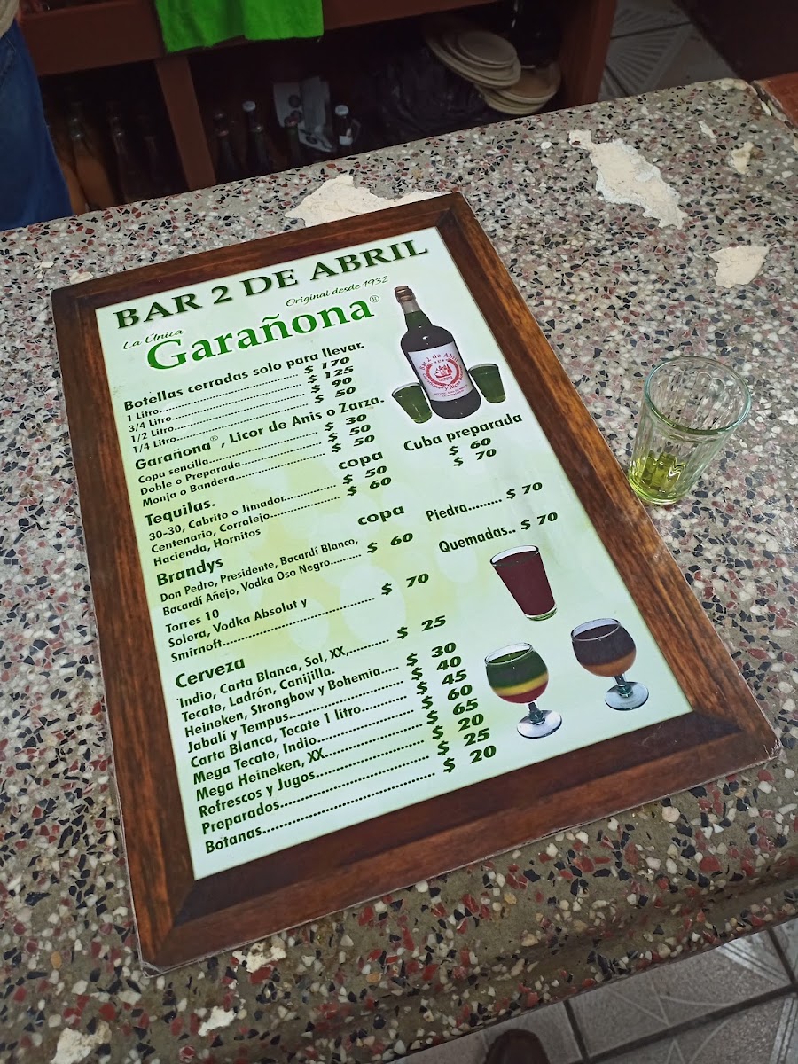 Bar 2 De Abril Menu Photo 6