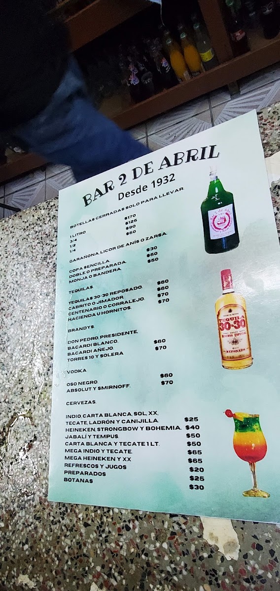 Bar 2 De Abril Menu Photo 8