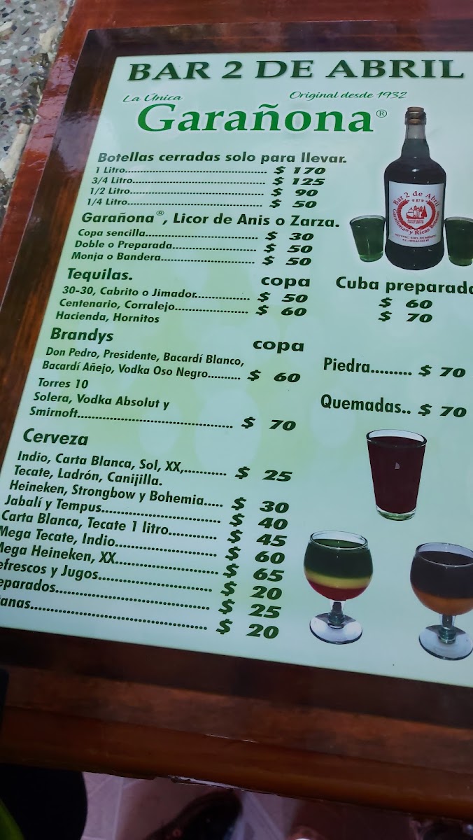 Bar 2 De Abril Menu Photo 9