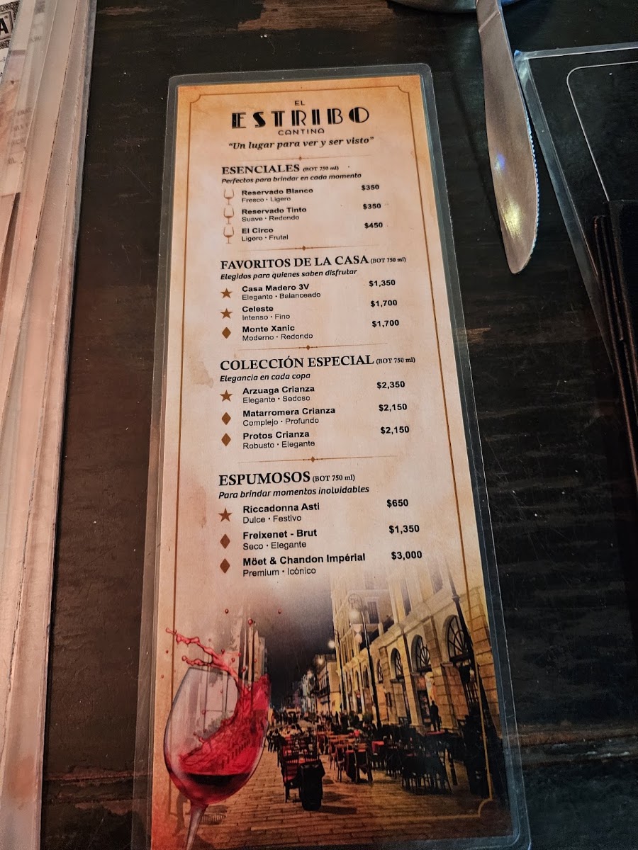 Bar 'el Estribo' Menu Photo 5