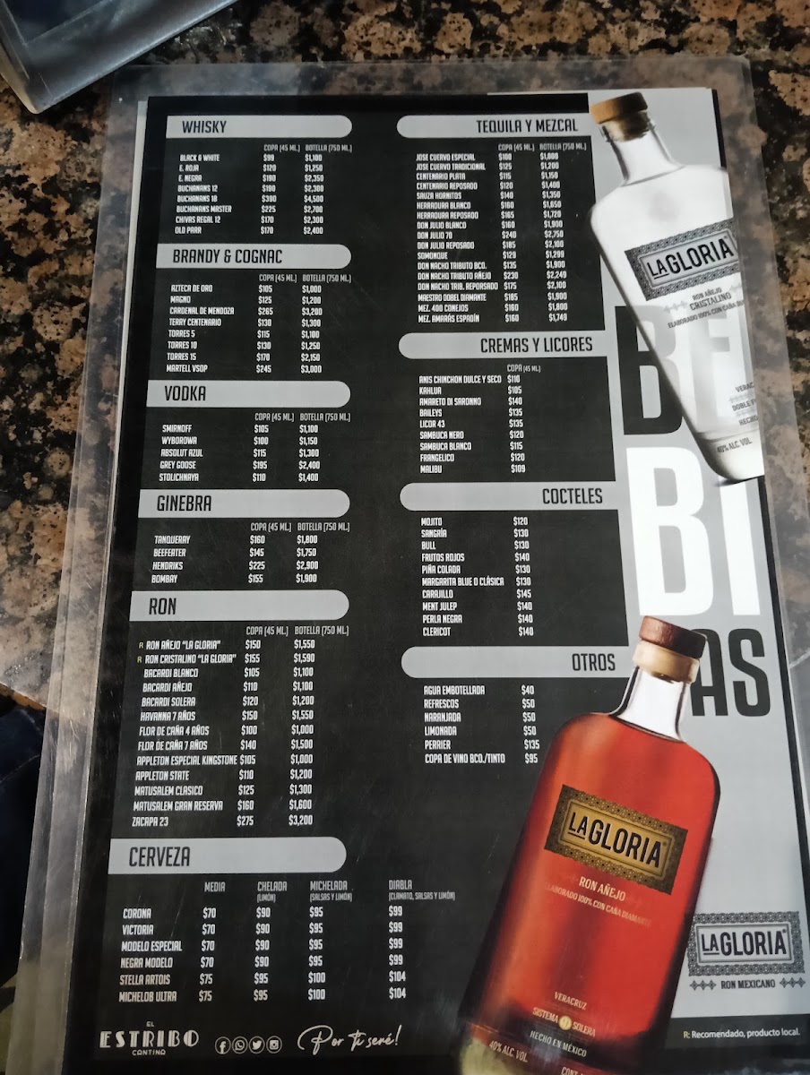 Bar 'el Estribo' Menu Photo 6