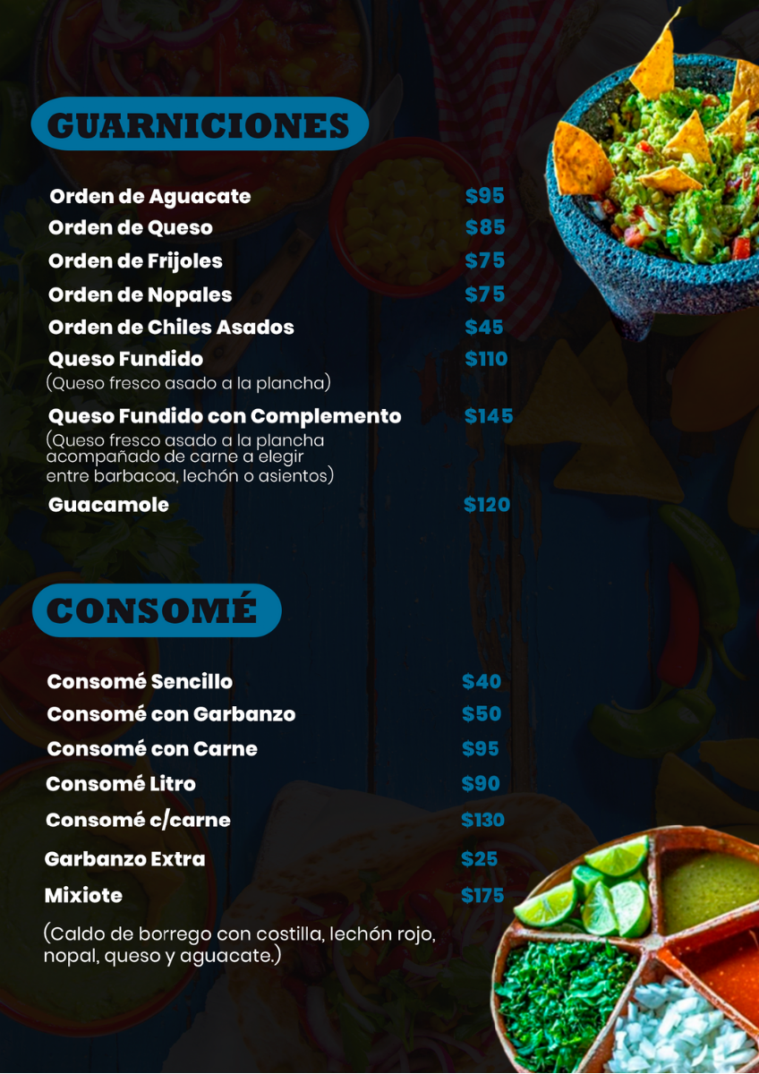 Barbacoa 'el Oeste' Menu Photo 4