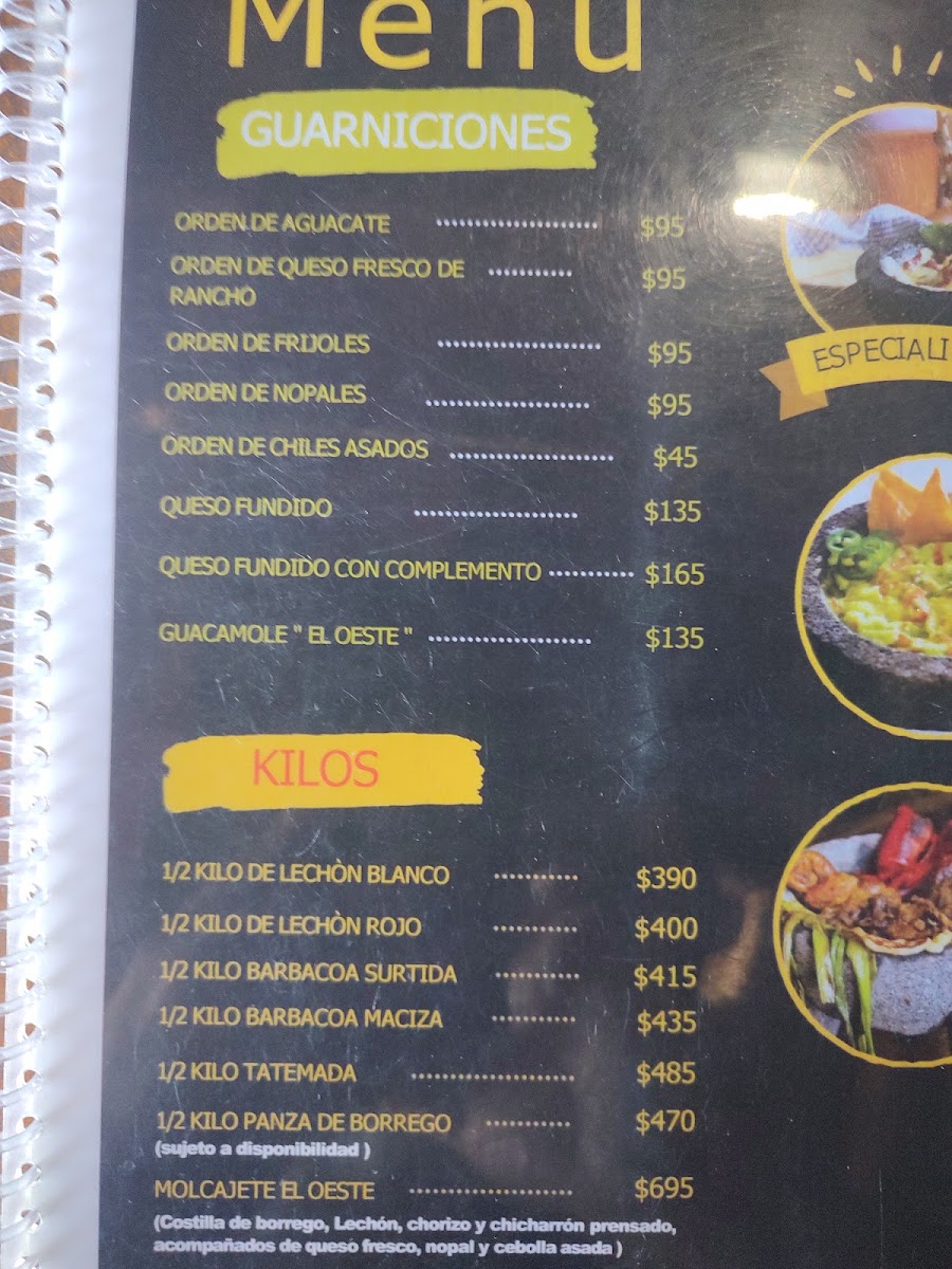 Barbacoa 'el Oeste' Menu Photo 6
