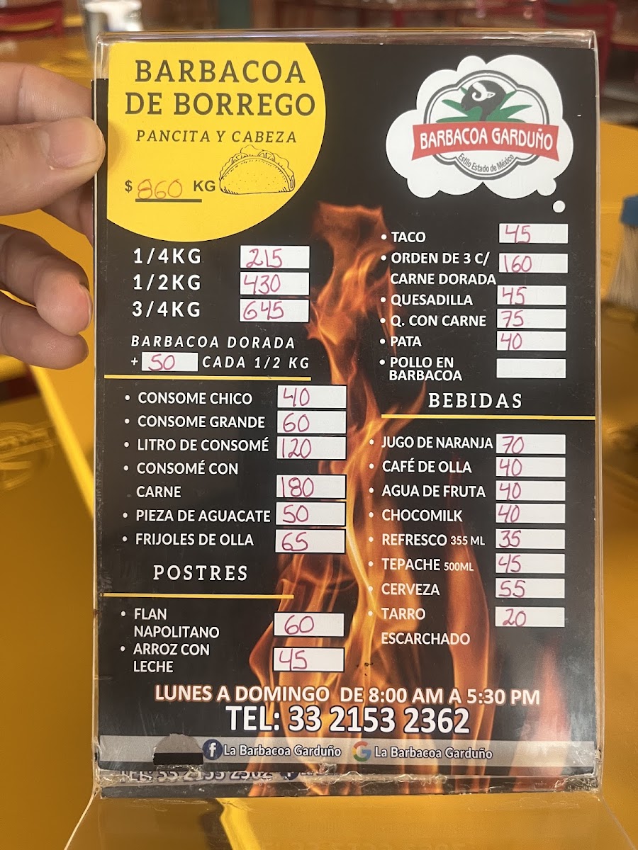 Barbacoa Garduño Menu Photo 3