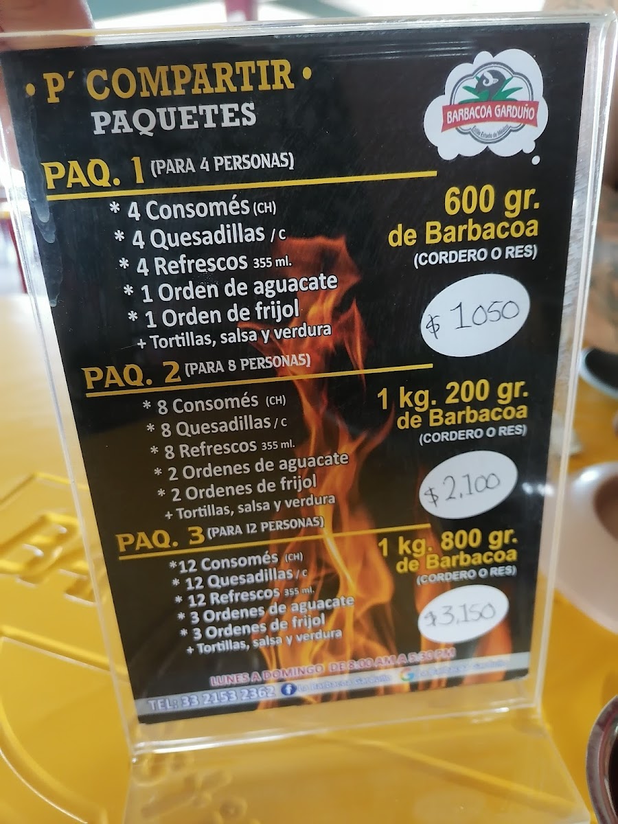 Barbacoa Garduño Menu Photo 4