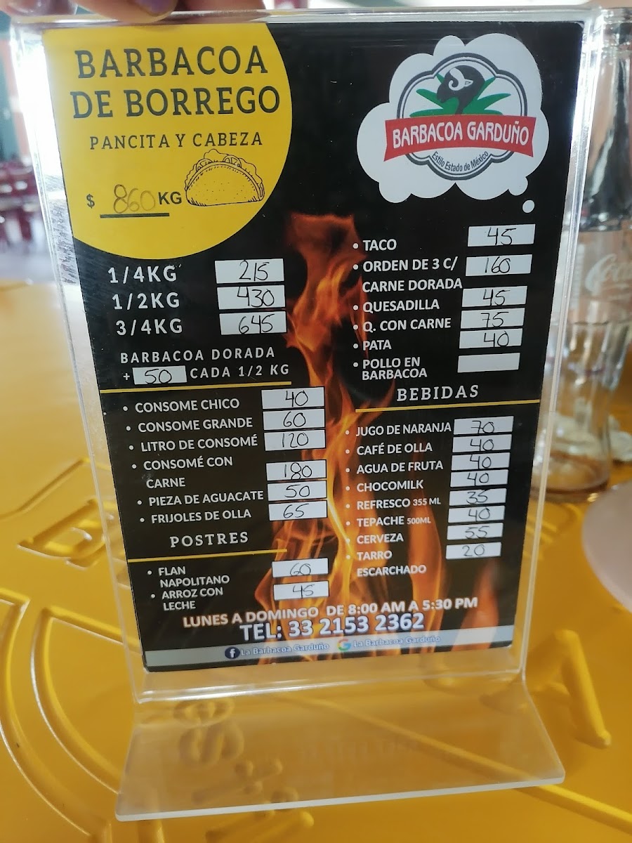 Barbacoa Garduño Menu Photo 5