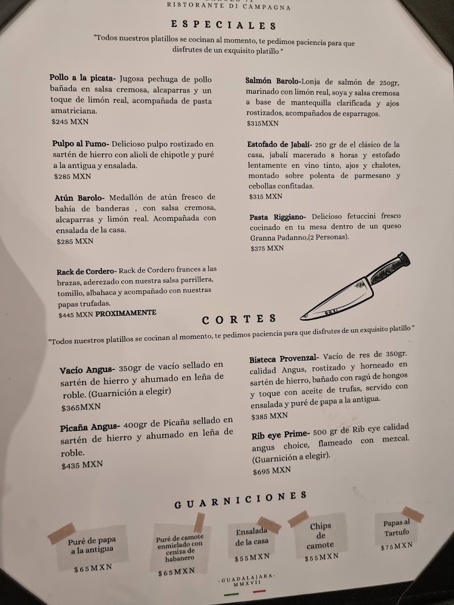 Barolo 71 Circunvalacion Menu Photo 6