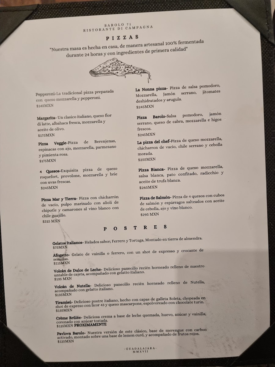 Barolo 71 Circunvalacion Menu Photo 9