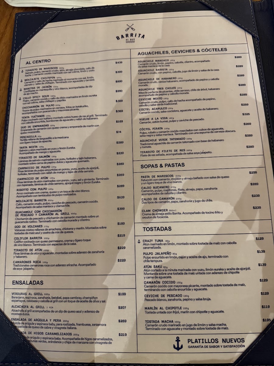 Barrita De Mar Interlomas Menu Photo 2