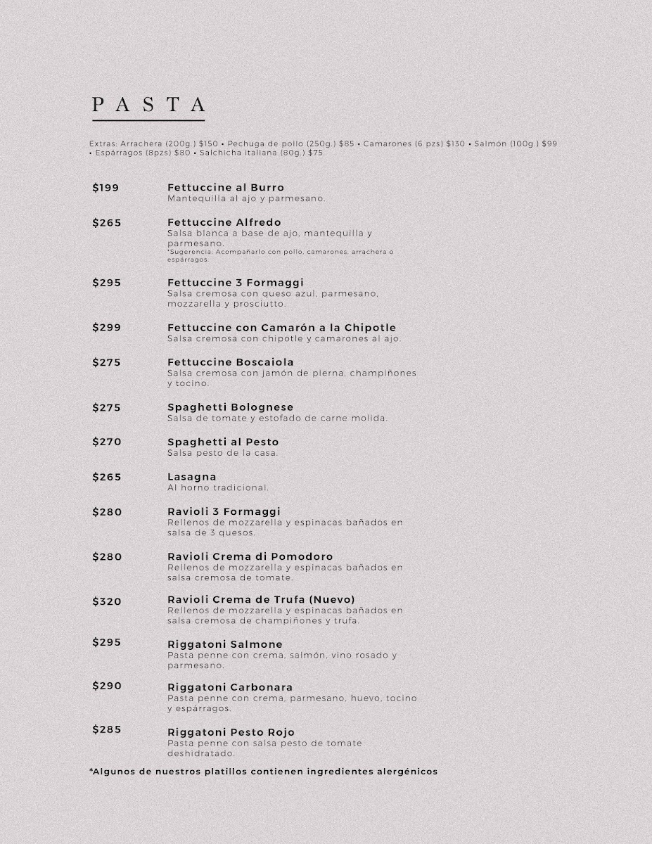 Basilico Cd. Juárez Menu Photo 3